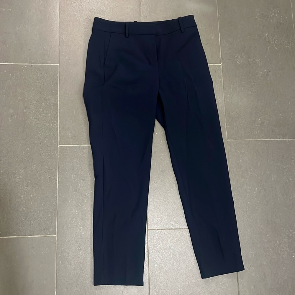NWT J Crew navy blue ruby crop pant size 6